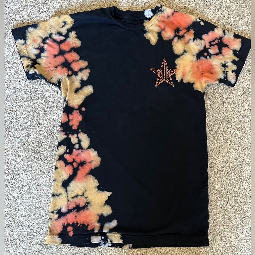 Jeffree Star Size‎ S T-Shirt Retired Bleach Tie Dye Halloween Special Edition